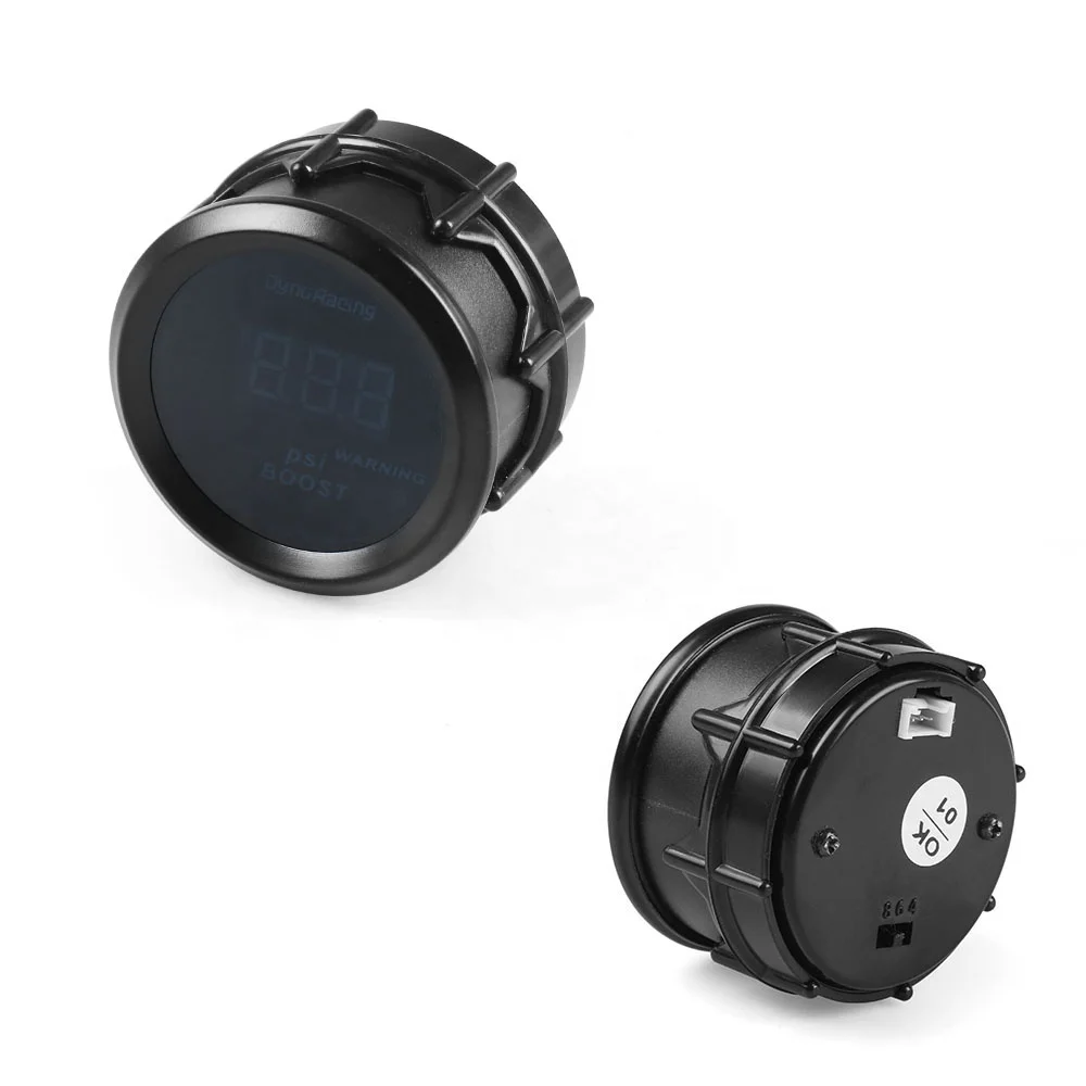 2inch 52MM Car Boost Gauge -14~30PSI Blue Digital Led Boost Meter Sensor - Image 4
