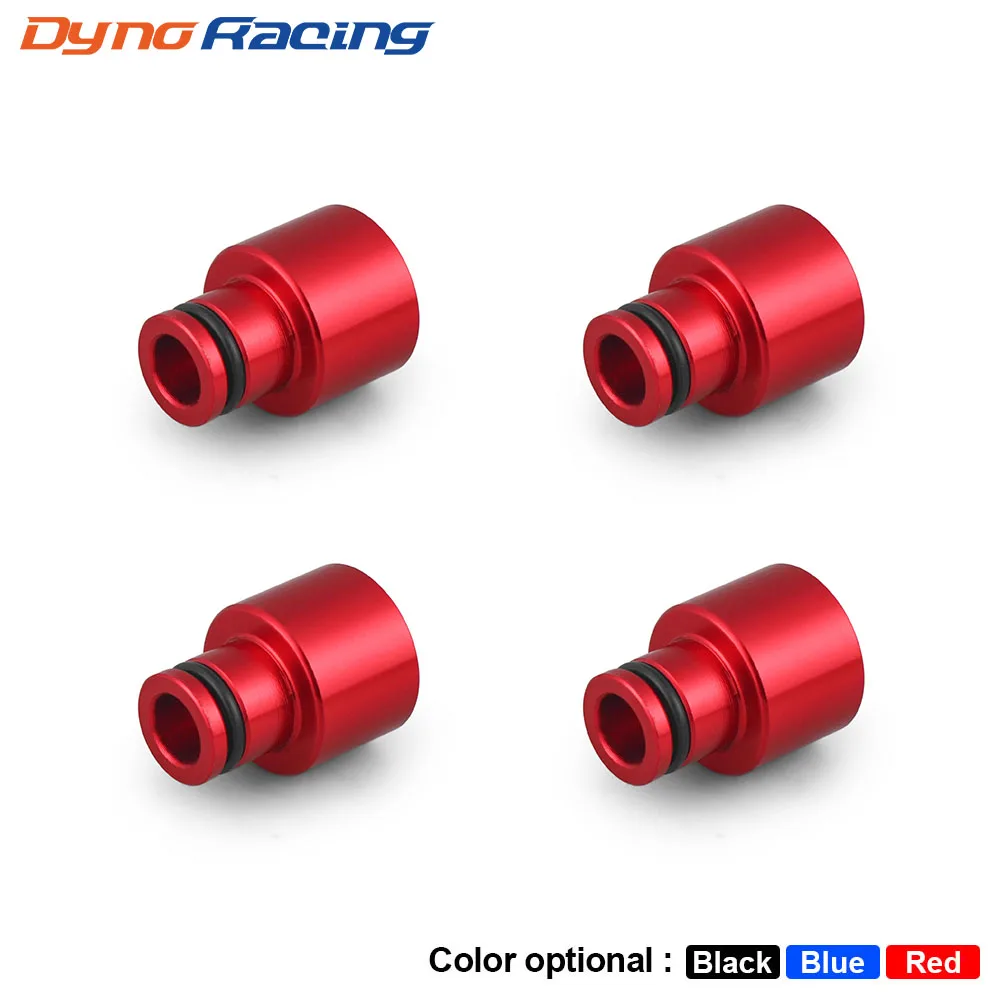 4pcs Racing Aluminum Fuel Injector Top Hats Adapters for Honda Civic - Image 3
