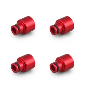 4pcs Racing Aluminum Fuel Injector Top Hats Adapters for Honda Civic