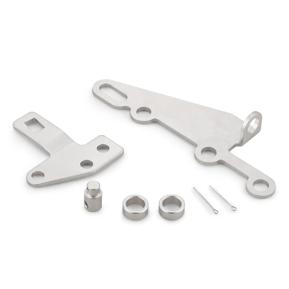 Automatic Transmission Shifter Cable Bracket & Shift Lever Kit 35498 for Turbo TH400 TH350 TH250 200-4R 700R4 4L60E 4L80E - Image 2