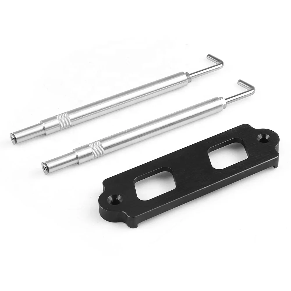 Battery Tie Down Kit Hold Down Rod With Stainless Tray Hooks for Honda Civic / CRX S2000 Without logo - Image 2