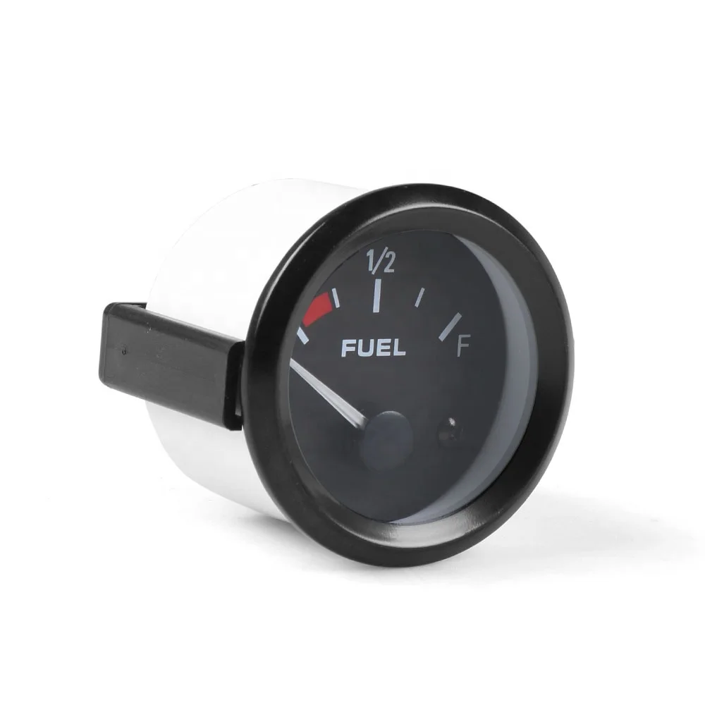 Universal 2" Inch 52Mm Black Sports Fuel Ratio Fuel Car Meter Digital Car Gauge Fuel Level - Image 5