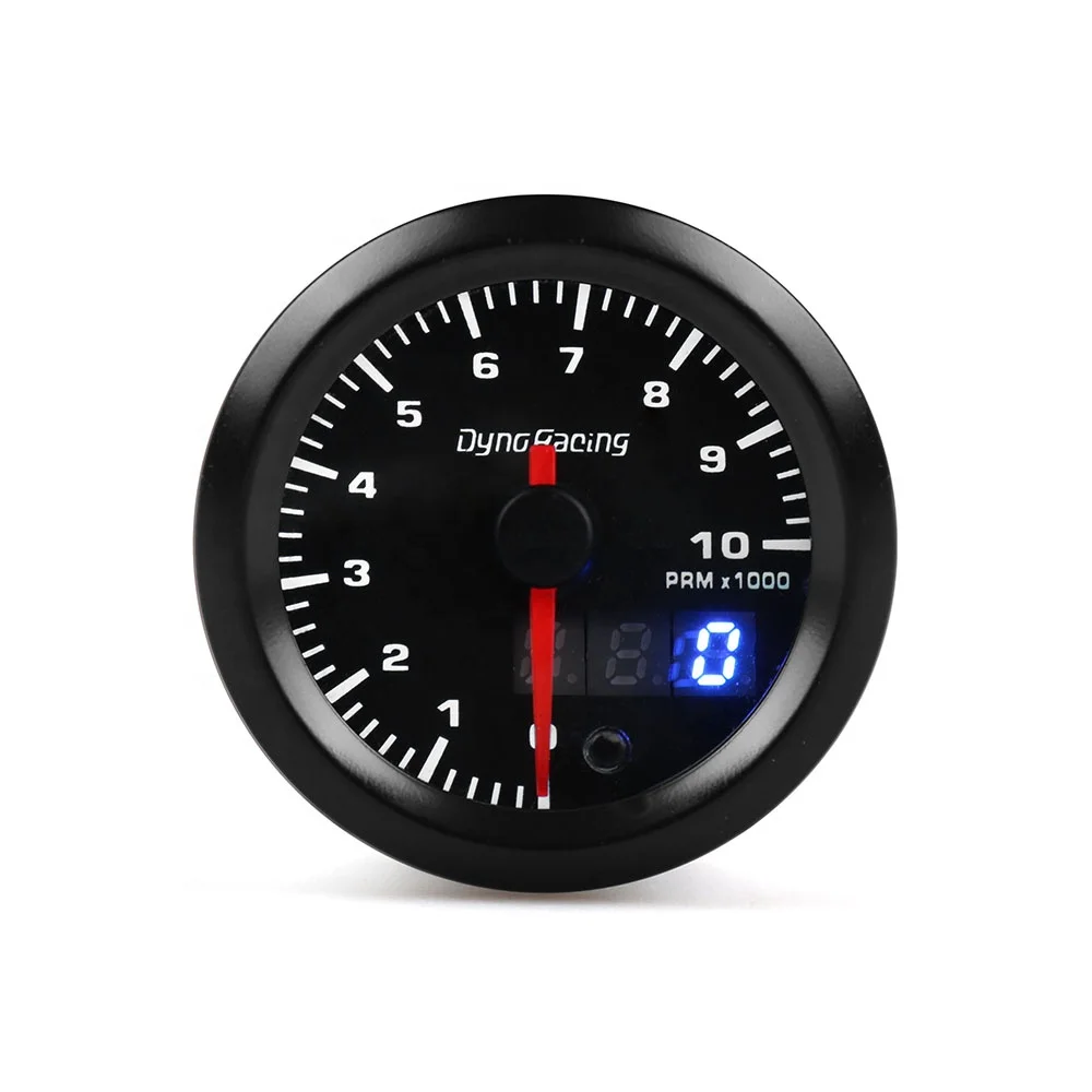 7 Colors Led Car Meter 52mm Dual Display 0-10000 Tachometer Rpm GaugWith Stepper Motor - Image 4