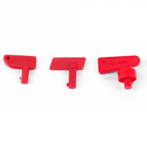 Red Auto Truck Keys Cut Switch Key 12V Marine Boat Kit Parts for Car Van Boats Used Turn Signal Switch for Battery Switch