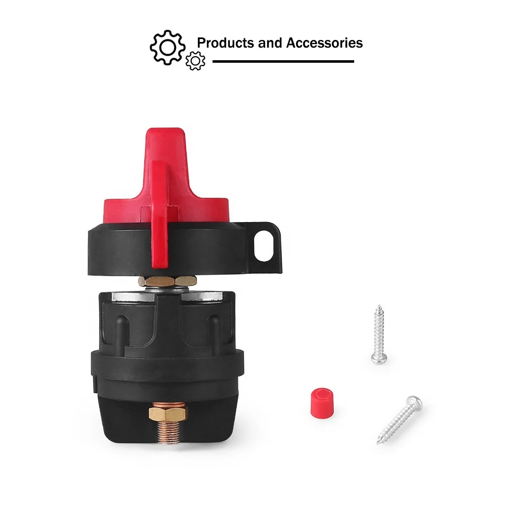 75920 12V 300 Amp Master Disconnect Switch Knob Type Cut Off Switch Anti-leakage Master Disconnect for RV ATV UTV Boat - Image 5