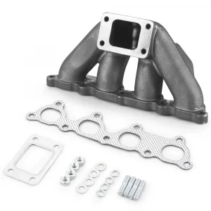Cast Iron D-Series Turbo Manifold Header Fit for Honda Civic 88-00 D15/D16 for CRX 88-91 D15/D16 for Del Sol 93-97 D15/D16