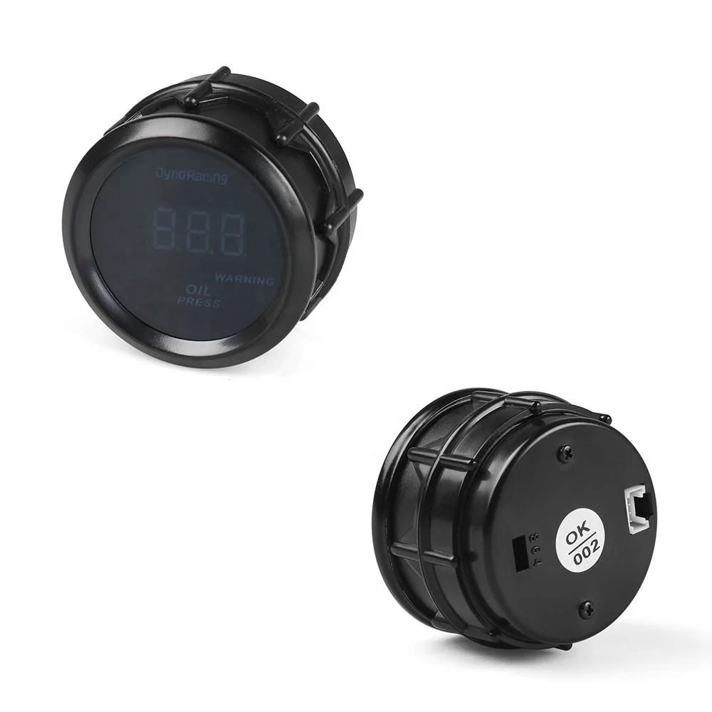 2" 52MM Oil Pressure Gauge Digital 0-150Psi Blue Led With Sensor Car Meter - Image 4