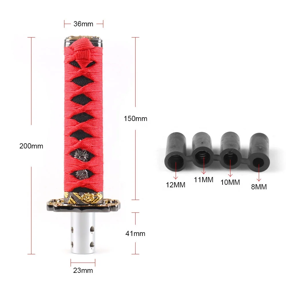 Dynoracing Universal JDM Shifter Katana Alloy Weighted Sport Samurai Sword Shift Knob 0.37kg ISO9001 Certified - Image 4