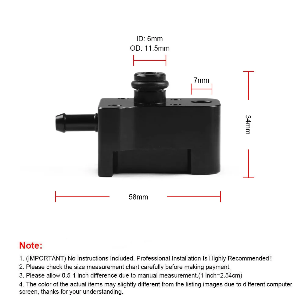 Turbo Boost Tap for VW Golf MK7 2.0 TSI for Audi TSI Gen 3 EA888 Engine Vacuum Sensor Adapter - Image 3