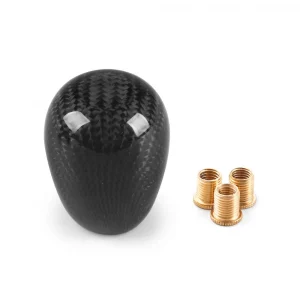 Racing Real Carbon Fiber Gear Shift Knob Manual 5 6 SPEED Shift Knob 58MM Stick Shifter Lever Knob