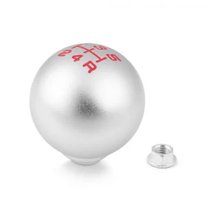 Universal 5 SPEED M10*1.5 Gear Shift Knob Car Ball Shape Shifting Head Classic Aluminium Gear Head for Honda Models