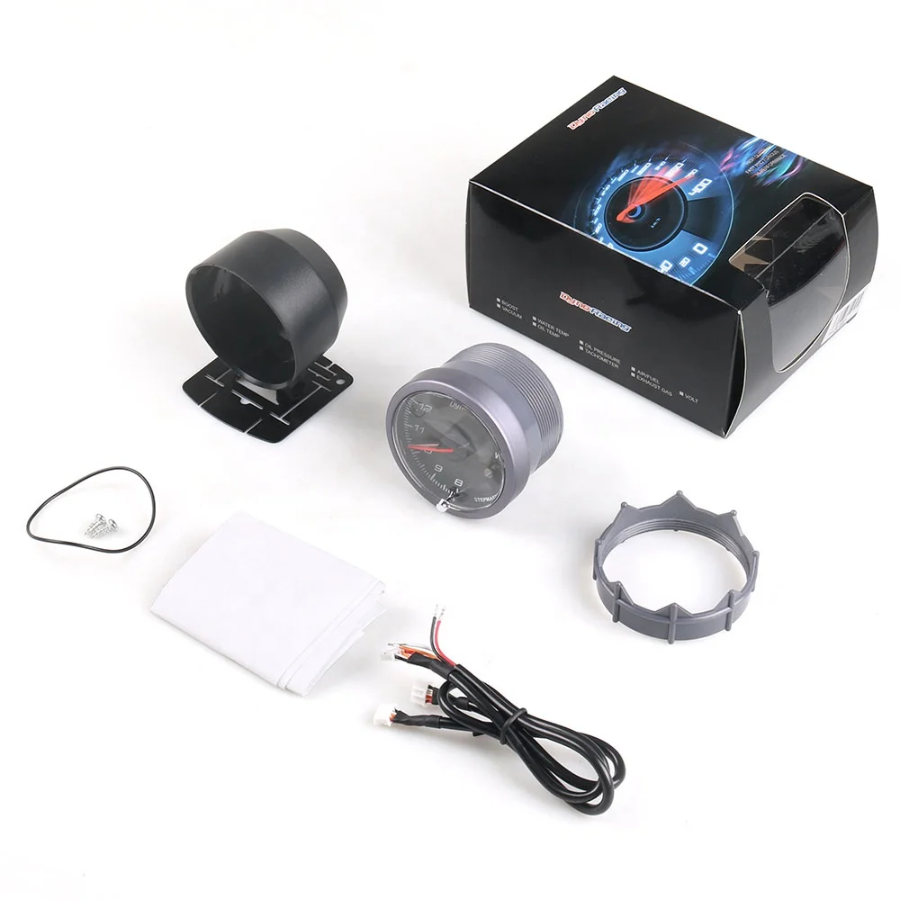 Dynoracing 60mm Black Face Voltmeter Voltage Gauge with Red & Amber Lighting 8-18V ABS+Metal+Glass Universal Fit Car Meter - Image 3