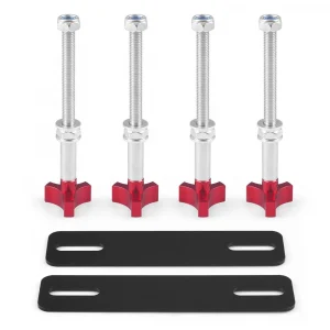 Mounting Pins Kits for Traction Boards Fit for All Recovery Tracks with 4.72"~6.69"Hole Spacing Black Mounting Pins