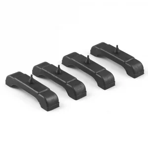 Radiator Mount Cushion 4012-326-681S Black Rubber 3 Core Radiator Support Pads for Buick for Chevrolet for GMC for GM 1968-1981