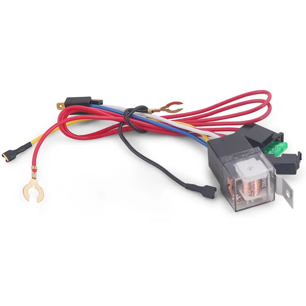 Universal 12V Car Truck Air Horn Wires & Relay Kit 12V 40A Cable Kits for Car Truck Relay Fuse - Image 2