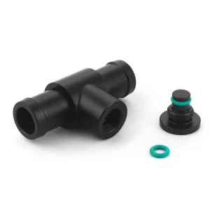 92500-AR000 Upgraded Aluminum Coolant Bleeder Port Heater Hose Connector for Nissan 350Z 03-08 for Infiniti Q45 03-07,G35 03-10