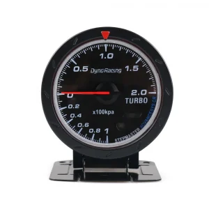 60MM Car Lighting Bar Type Black Face Car Gauge Car Meter Turbo Boost Gauge With Sensor