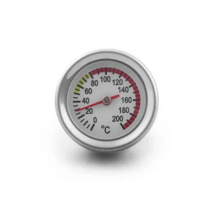Motorcycle Fuel Tank Caps With Oil Temperature Gauge 0-200℃ Pointers Dial Meter M20x1.5/M20x2.5/M30x1.5 Gauge