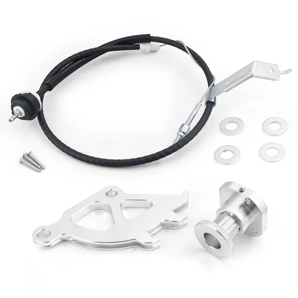Clutch Cable Kit and Firewall Adjuster Triple Hook Clutch Quadrant Kit for Ford Mustang 96-04 for Car Truck Tuning Part