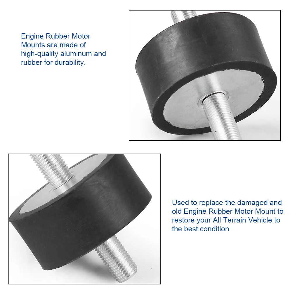 Engine Rubber Motor Mount Kit for Polaris Sportsman 335 400 450 500 700 800 3021936 3110044 3022071 3110046 3022072 - Image 6