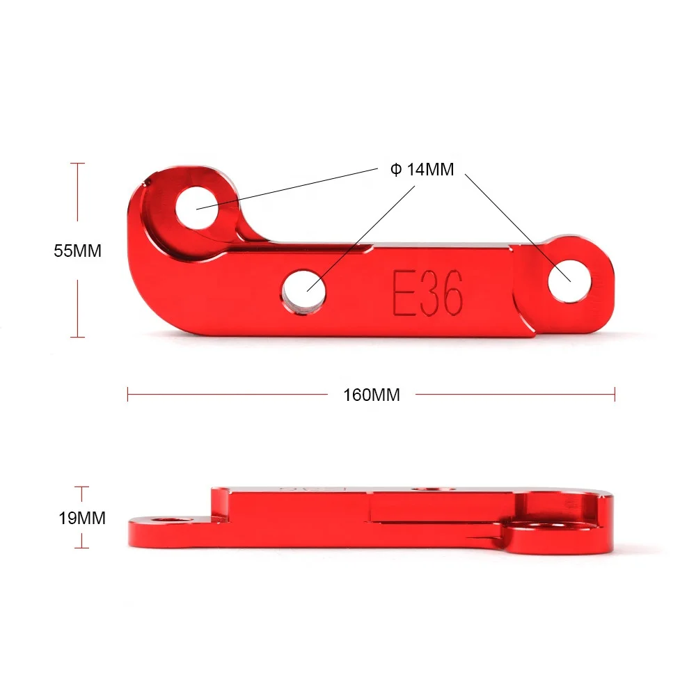 Aluminum Drift Lock Kit Adapter Increasing Turn Angle 25% - 30% for BMW E36 M3 - Image 2
