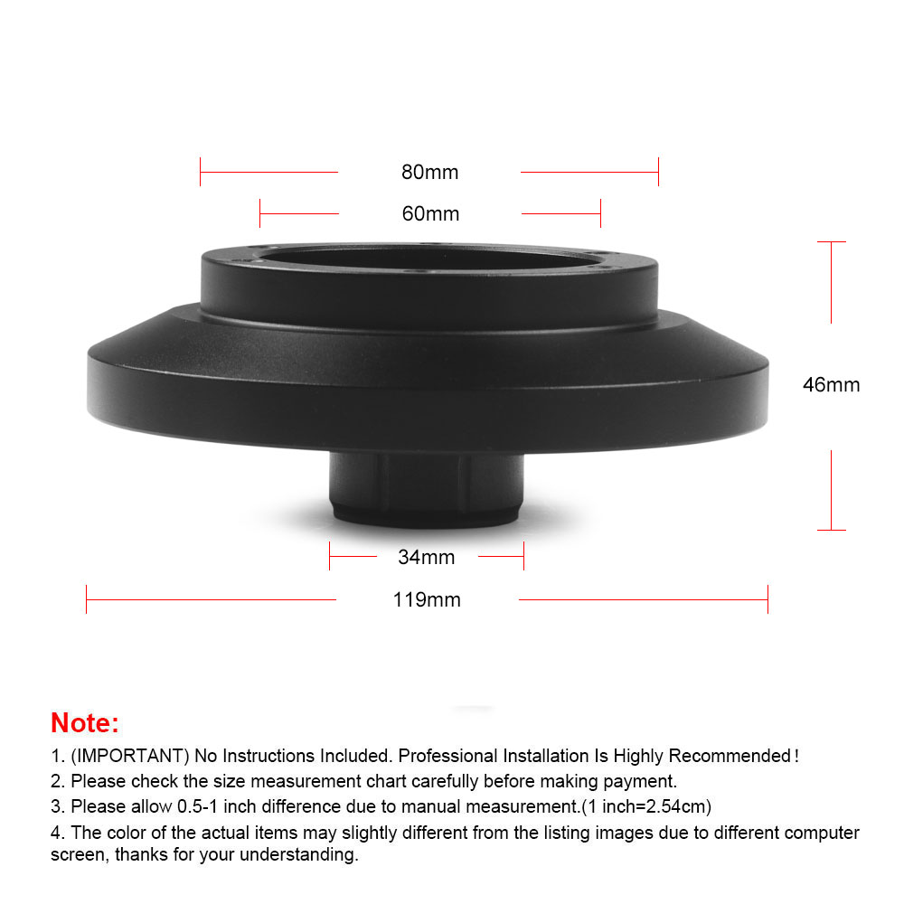 E46H Aluminum Steering Wheel Short Hub Adapter Quick Release Boss Kit for BMW Z4 Z4M E85 2001-2006 BX102477 - Image 6