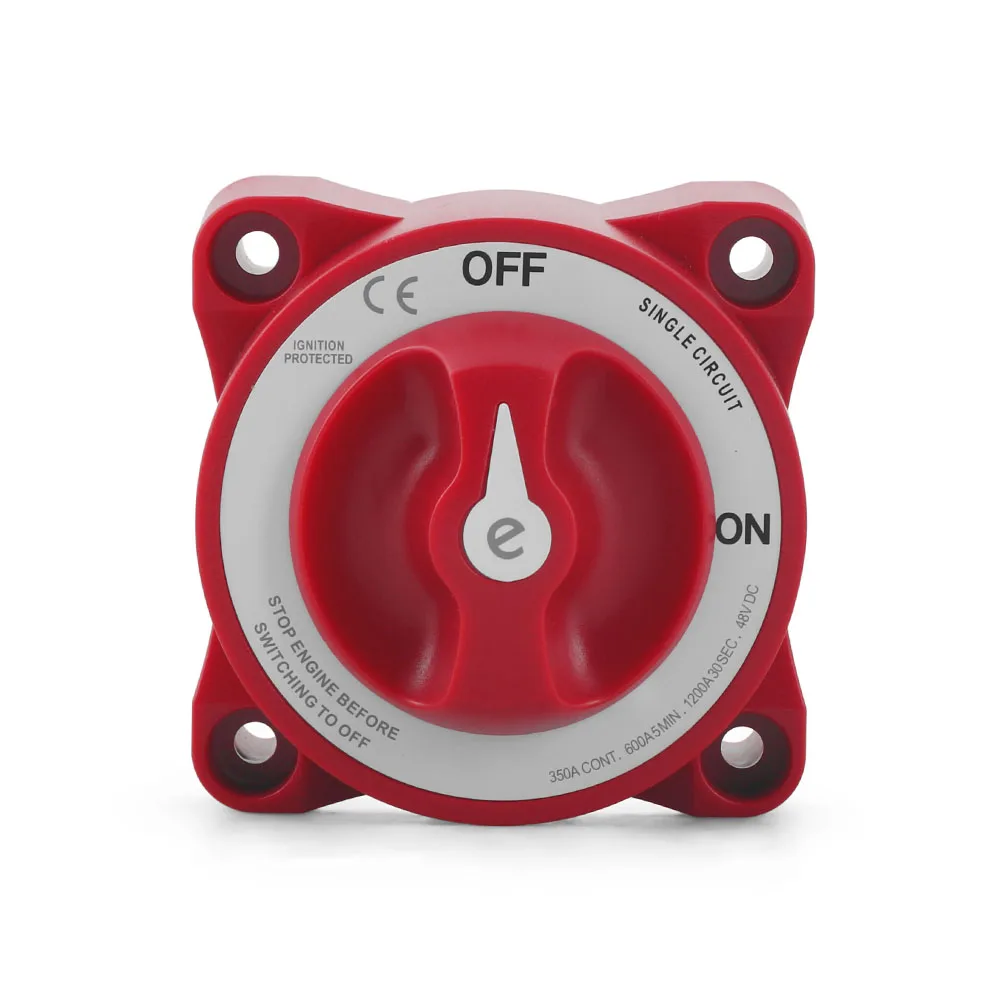 New 2 Position Battery Disconnect Switch 48V 350A E-series IP66 Protection for Camper RV Boat
