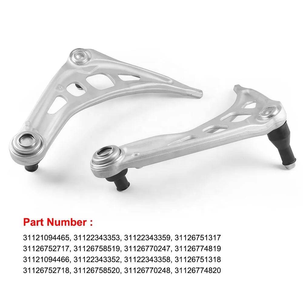 For BMW E46 3 Series Front Lower Wishbone Suspension Control Arms Left Right 31126774819 31126774820 BX102419 - Image 5
