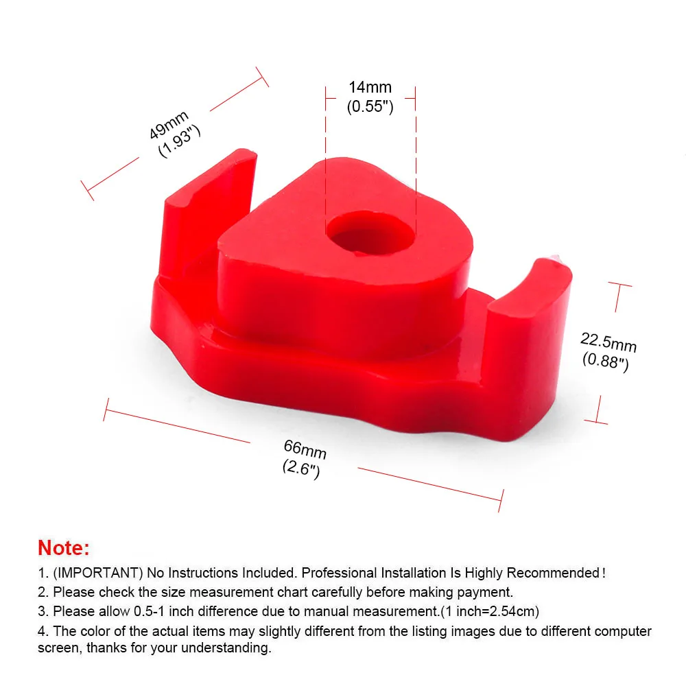 Type-B Polyurethane Engine Mount Insert Dog Bone Bushing for VW for Golf MK7 2014-2019 for Audi A3 S3 1.8/2.0L - Image 6