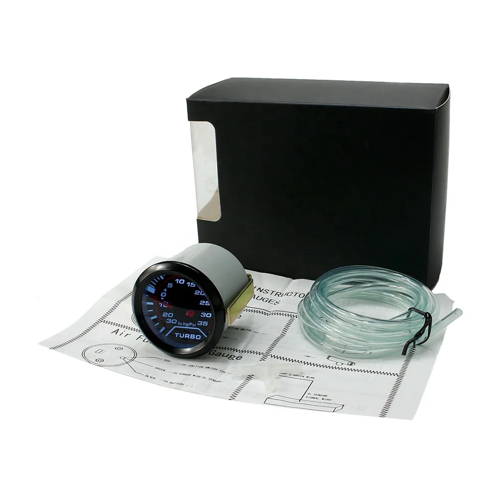 Psi Smoke Dial White Light Interior Dash Gauge Car Meter Digital Turbo 52Mm Boost Gauge - Image 4