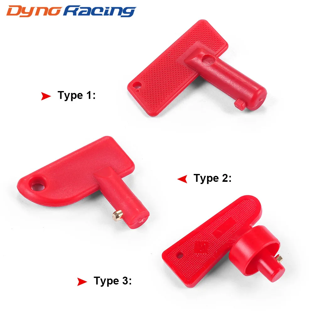 Red Auto Truck Keys Cut Switch Key 12V Marine Boat Kit Parts for Car Van Boats Used Turn Signal Switch for Battery Switch - Image 2