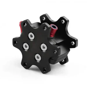 Dynoracing Q1r Aluminum Alloy 70MM Sports Design Steering Wheel Quick Release for SIMAGIC Thrustmaster Logitech Racing Games