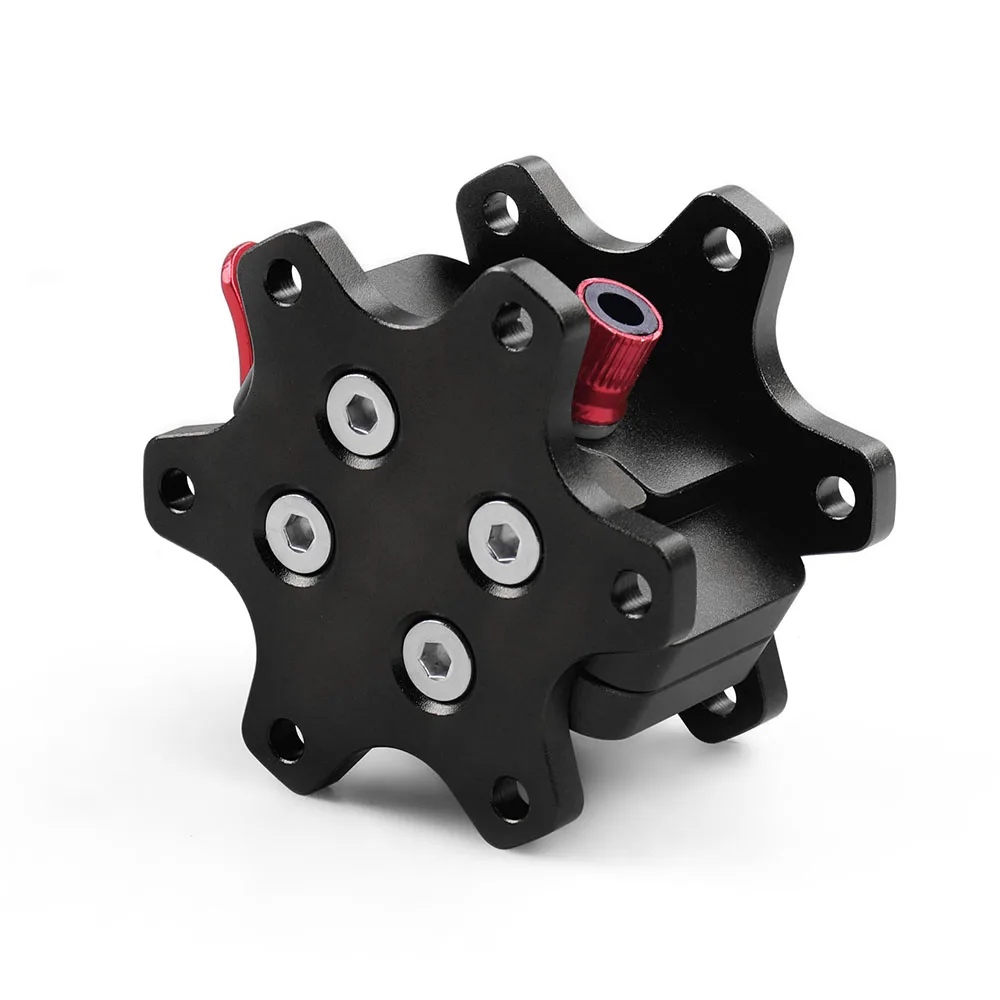 Dynoracing Q1r Aluminum Alloy 70MM Sports Design Steering Wheel Quick Release for SIMAGIC Thrustmaster Logitech Racing Games