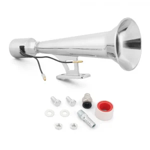 Car Air Horn Rustproof 450Hz 120dB Iron/plastic Truck Whistle Horn for 12V 24V Boat Yacht RV Motorcycle Car Whistle Horn