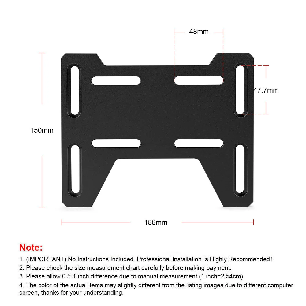 Dynoracing Universal Aluminum Alloy Engine Motor Mount for Mini Bike Go Kart Coleman Doodlebug Tilloson & Small 4 Stroke Engines - Image 4