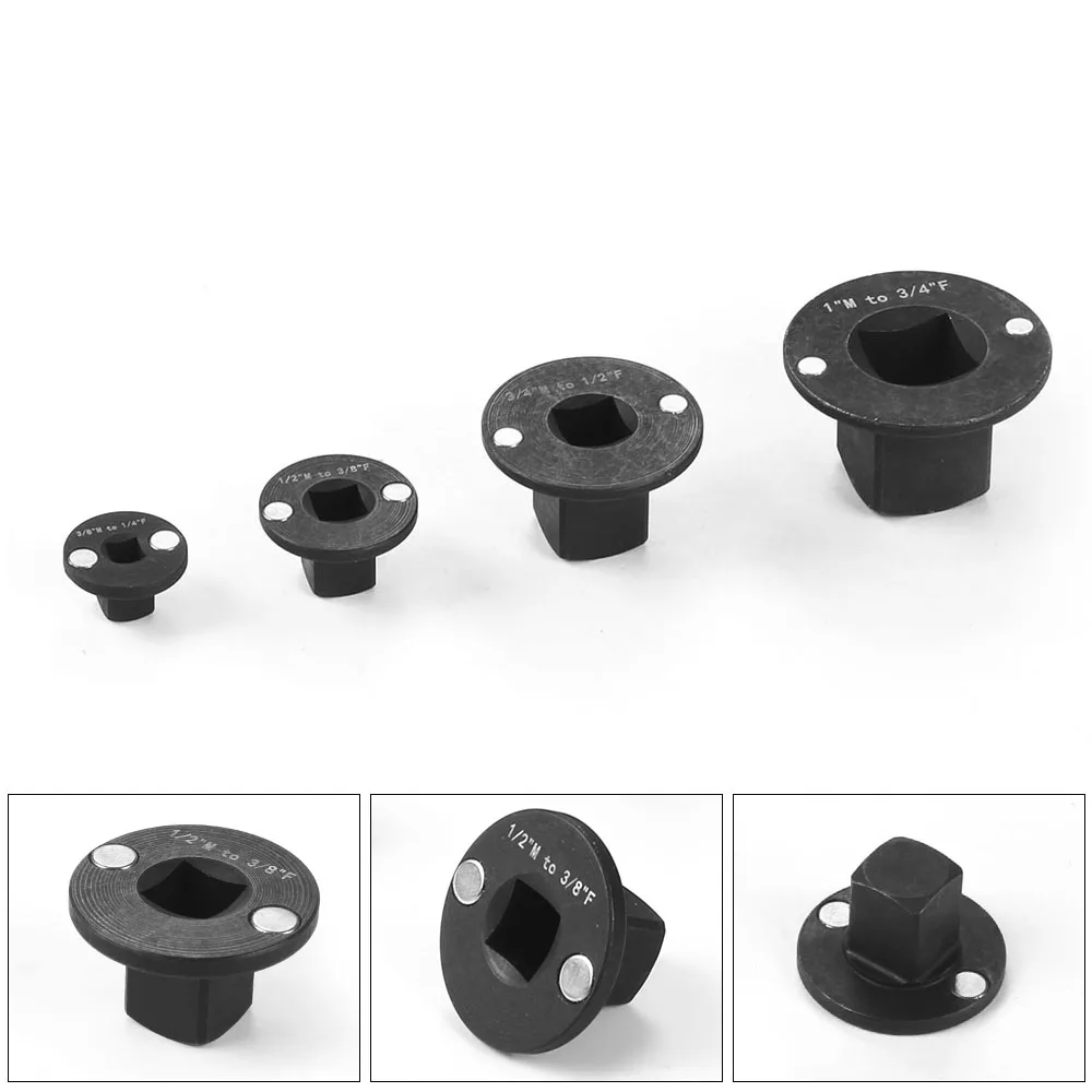 Low Profile Impact Socket Adapter Drive Reducing 1" to 3/4",3/4" to 1/2", 1/2" to 3/8", 3/8" to 1/4" Designed for Tight Spaces - Image 2