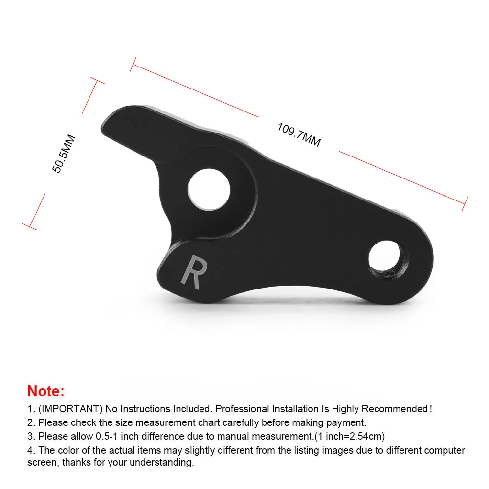 2 Inch Lowering Blocks Kit for Harley Davidson 2002-2023 Touring Street Glide Rear Slam (For Harley/Davidson Touring Models) - Image 5
