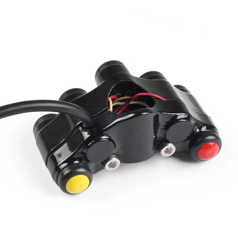 Universal 7 Button Motorcycle Switches Race Bikes Motocross 22mm Handlebar Switches Assembly Headlight Indicator Horn Switch - Image 3