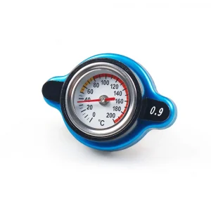 Racing Thermostat Radiator Cap Cover With Water Temp Gauge 0.9 BAR or 1.1 BAR or 1.3 BAR Cover (Big Head) Without Logo