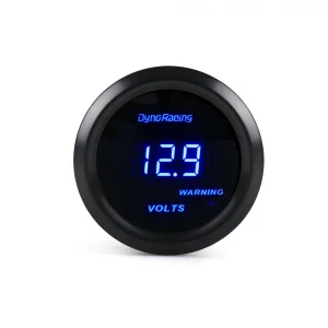 Dynoracing Volt Meter 2" 52mm Digital Led 8-18 Volts Gauge Black Face Blue Led Car Meter Auto Parts BX101465