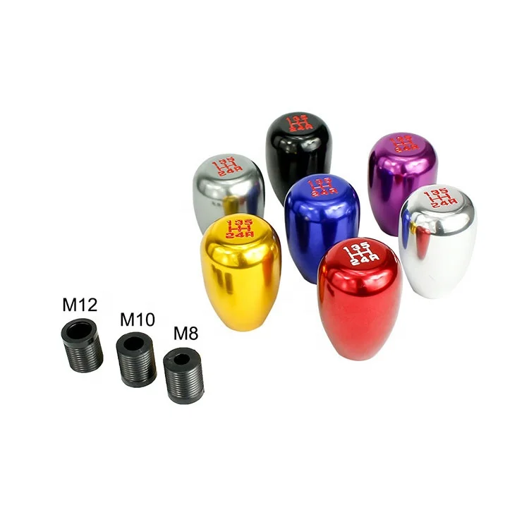 Universal Racing 5 Speed Aluminum Gear Shift Knob for Manual/Automatic Cars ISO9000 Certified Shift Lever