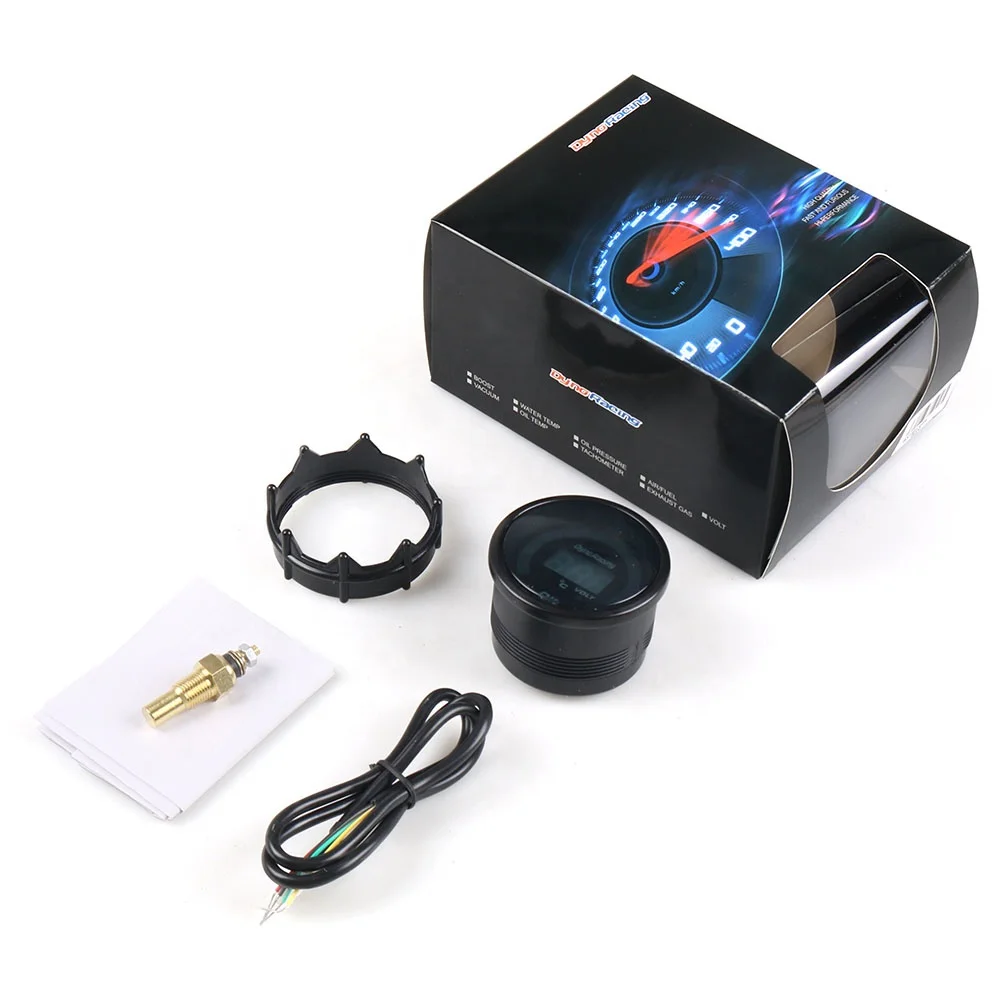 2 Inch 52mm Digital LED Car Oil Temp Gauge 20-150 Celsius Auto Oil Temperature Meter - Image 6