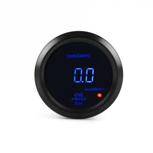 Dynoracing 2" 52MM Oil Pressure Gauge Digital 0-7bar Blue Led with Sensor New 12V Car Meter BX102445