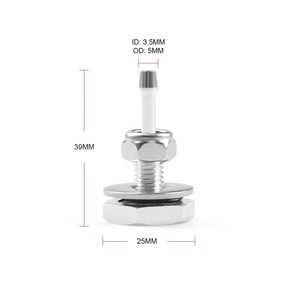 New Boost Pressure Quick Tap Fitting Kit Pressure Source on Silicone Hose Boost Hose Nipple Turbo Vacuum Gauge Fitting - Image 6