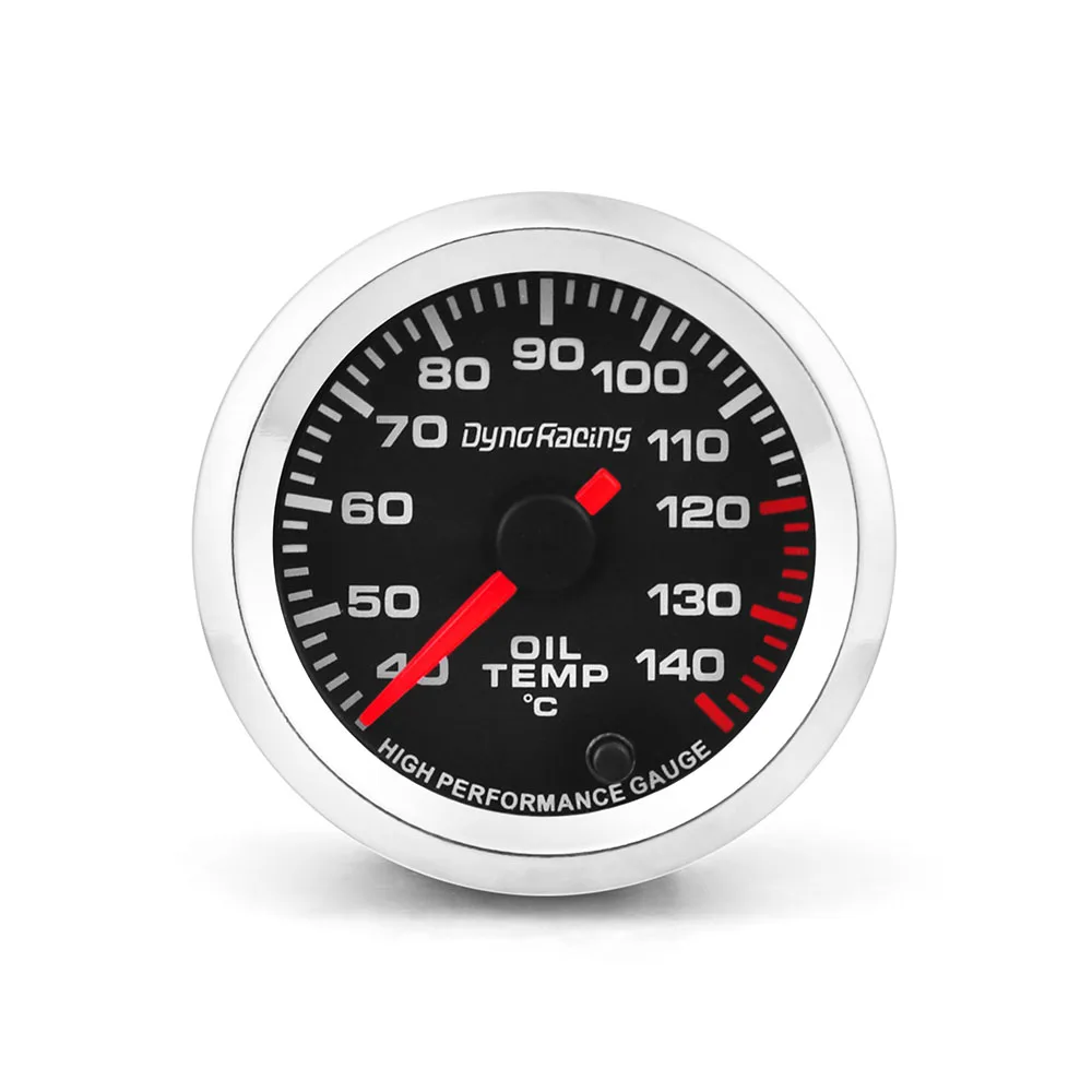 Dynoracing 2'' 52mm 12V Oil Temp Gauge Celsius 7 Colors Pointer Oil Temperature Meter With Stepper Motor