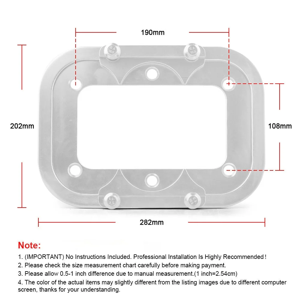 Dynoracing Trunk Battery Hold Down Aluminum Pallet Bracket for Optima EV S1LF Silver 2021- Model 34M D34M D34 D34/78 - Image 3