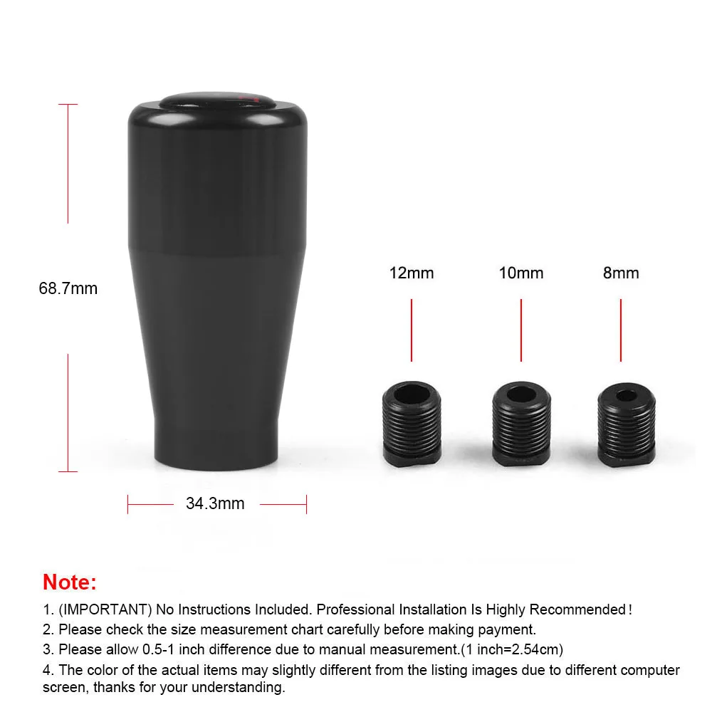 Classic Style Universal Aluminium Racing 5 Speed Manual/Automatic Car Gear Shift Knob - Image 5