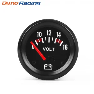 2 Inch 52mm Car Mechanical Voltmeter 8-16V Volt Gauge Meter Black Car Gauge Instrument BX102440