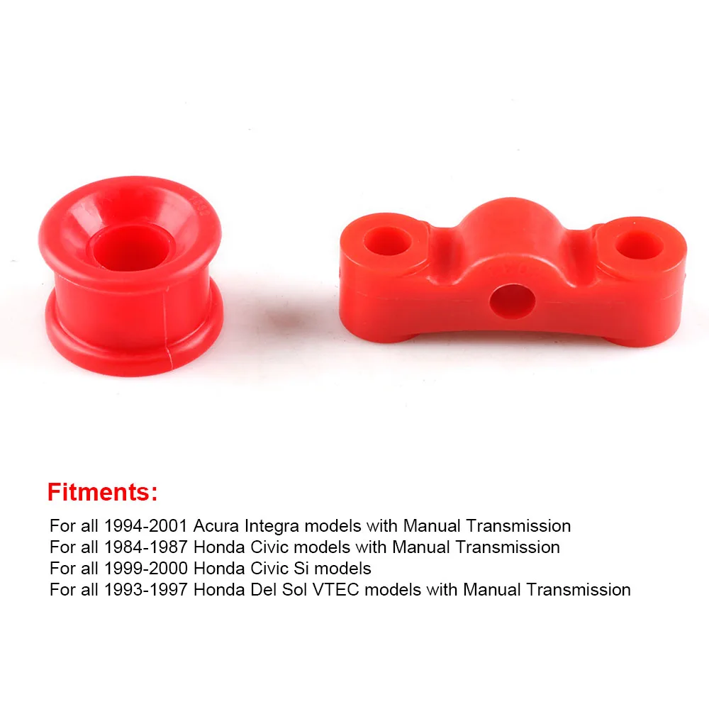 2PCS Polyurethane Car Shifter Bushing Kit for Honda Civic 1984-1987 Acura Integra 1994-2001 Del Sol VTEC 1993-1997 - Image 4