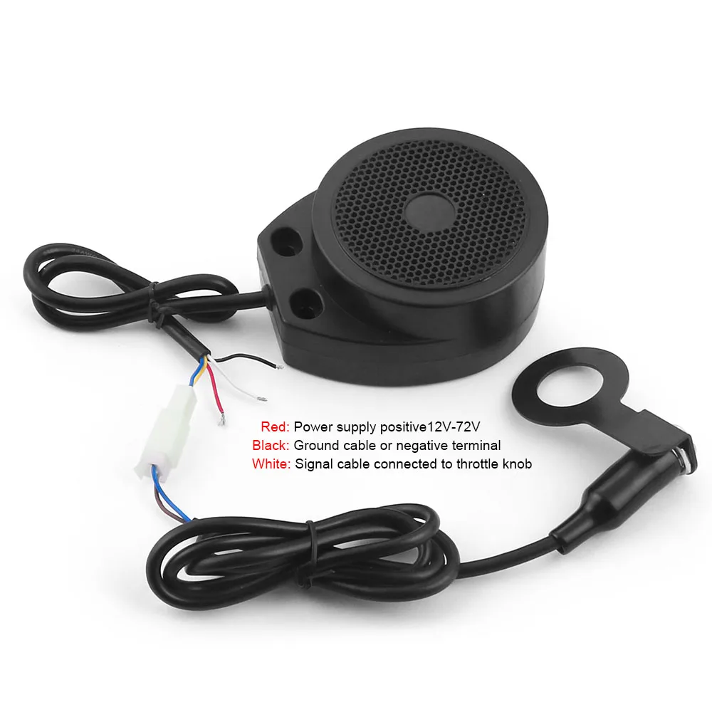 12-72V Aluminium Tweeter Air Horn Electric Scooter Exhaust Sound Simulation System Electronic Fake Turbo Speaker Type - Image 5